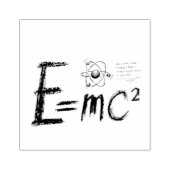  Einstein's Theory of Relativity. Formula Rubberstempel (Afrduk)