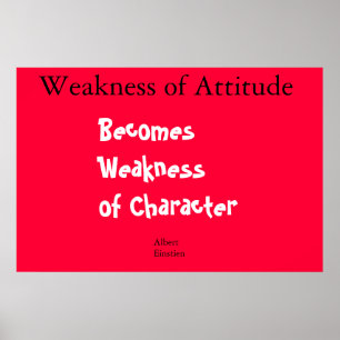 Einstien-citaat Poster