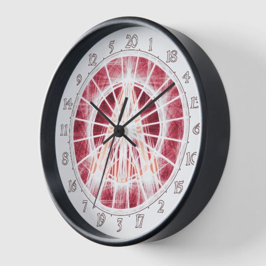 Einzigartige Dart Wanduhr (Hoek)