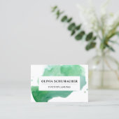 Einzigartige Moderne Abstrakt Visitenkarte Visitekaartje (Staand voorkant)