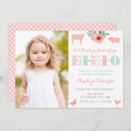 EIO Old MacDonald Boerderij Petting Zoo Birthday Kaart