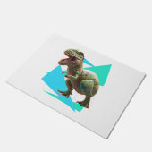 Eipaaseieren van de Easter Hunt Dinosaur Easter Bu Deurmat (Schuin)