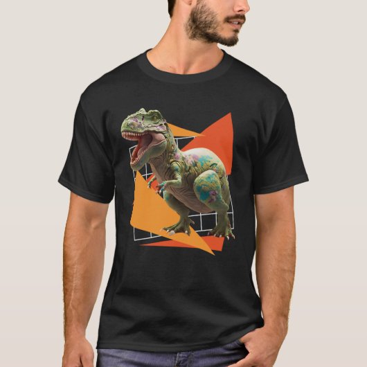 Eipaaseieren van de Easter Hunt Dinosaur Easter Bu T-shirt (Voorkant)