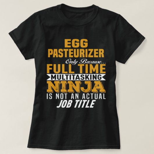 Eipasteurizer T-shirt (Design voorkant)