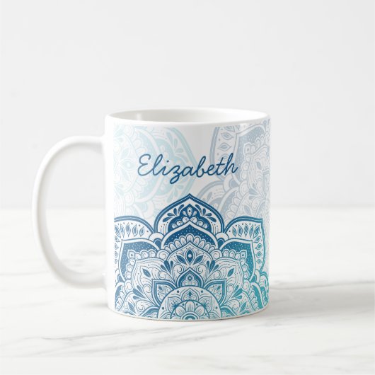 Eira Mandala 11 oz. Personalized Mug Koffiemok (Links)