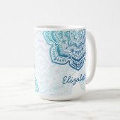 Eira Mandala 15 oz. Persoonlijke Mok (Voorkant rechts)