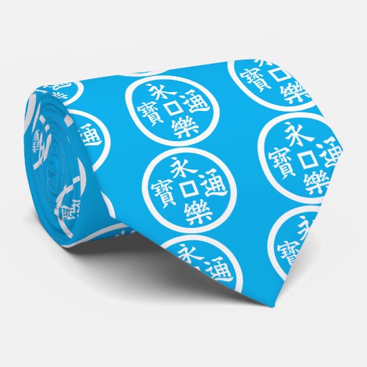 Eiraku-munt Stropdas (Opgerold)