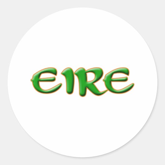 Eire Eltic Tekst Sticker (Voorkant)