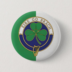 Éire go Brách - Ierland Voor Altijd Ronde Button 5,7 Cm