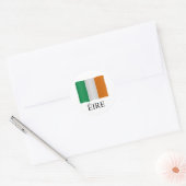 Eire - Ireland + flag Ronde Sticker (Envelop)