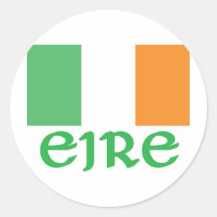 EIRE Irish Flag Ronde Sticker