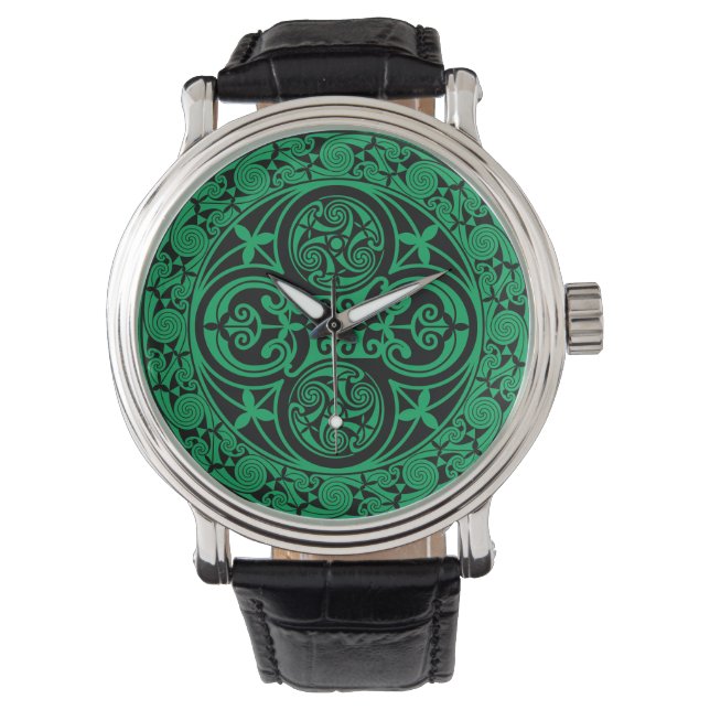 Eire: Keltisch Iers ambigram Horloge (Voorkant)