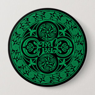 Eire: Keltisch Iers ambigram Ronde Button 4,0 Cm