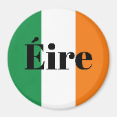 Éire koelkast magneet met vlag van Ierland (Voorkant)