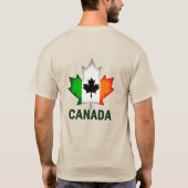 Éire ontmoet Canada: Celtic Pride Distressed T-Shi T-shirt (Achterkant)