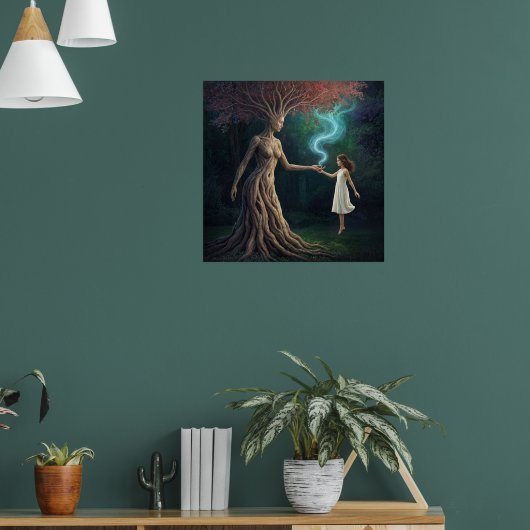 "Eirene’s Woodland Crossing” – A Surreal Reality Poster (Woonkamer 1)