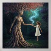 "Eirene’s Woodland Crossing” – A Surreal Reality Poster (Voorkant)