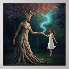 "Eirene's Bosovergang" – Een Surrealistische Reali Poster