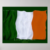 Eirinn gaat brách! Irish Flag Wall Print (Voorkant)