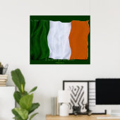 Eirinn gaat brách! Irish Flag Wall Print (Thuiskantoor)
