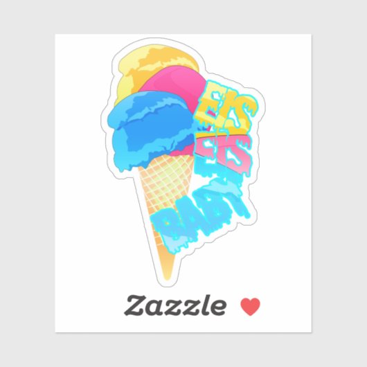 Eis Eis Baby  Sticker (Vel)