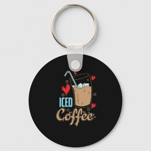 Eis Kaffee "Iced Coffee" Sleutelhanger (Voorkant)