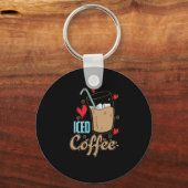 Eis Kaffee "Iced Coffee" Sleutelhanger (Voorkant)
