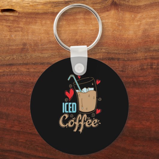 Eis Kaffee "Iced Coffee" Sleutelhanger (Voorkant)