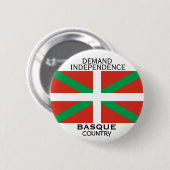 Eis-onafhankelijkheid Baskenland Ronde Button 5,7 Cm (Voorkant /achterkant)