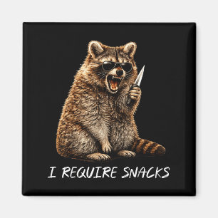 Eis snacks wasbeer grappig dier meme mannen vrouwe magneet