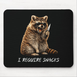 Eis snacks wasbeer grappig dier meme mannen vrouwe muismat
