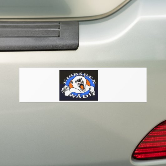 Eisbären-Artikel Bumpersticker (Op auto)