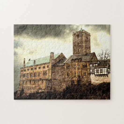Eisenach Wartburg Castle Duitsland. Jigzaag Puzzle Legpuzzel (Horizontaal)