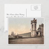 Eisenbahn Bridge, Keulen, de Rijn, Duitsland Briefkaart (Voorkant / Achterkant)