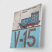 Eisenbahnuhr Vierkante Klok (Hoek)
