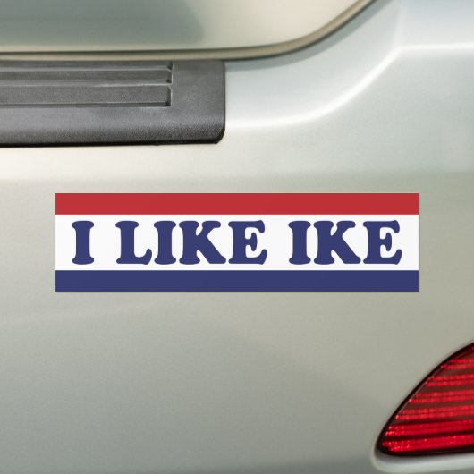 Eisenhower Bumpersticker 1952 (Op auto)