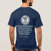 Eisenhower citaat - De soldaat T-shirt (Achterkant)