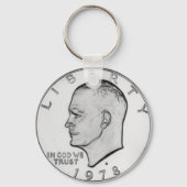 Eisenhower Dollar afbeelding Sleutelhanger (Voorkant)