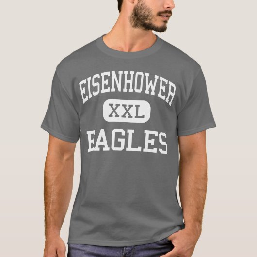Eisenhower - Eagles - High - Lawton Oklahoma T-shirt (Voorkant)