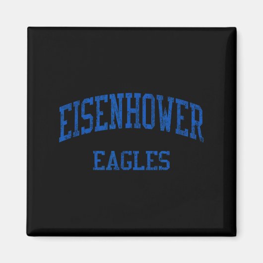 Eisenhower High School Hs Shelby Township Mi Vinta Magneet (Voorkant)