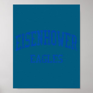 Eisenhower High School Hs Shelby Township Mi Vinta Poster