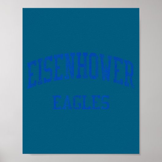 Eisenhower High School Hs Shelby Township Mi Vinta Poster (Voorkant)