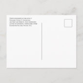 Eisenhower Home, Winter, Gettysburg, PA Briefkaart (Achterkant)