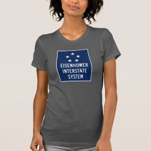 Eisenhower Interstate System Sign, Verenigde State T-shirt