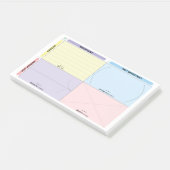 Eisenhower Matrix Post It Post-it® Notes (Schuin)