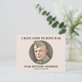 Eisenhower - oorlog briefkaart (Staand voorkant)