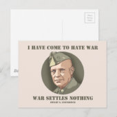 Eisenhower - oorlog briefkaart (Voorkant / Achterkant)