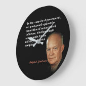 Eisenhower - prijsopgave voor militair industrieel grote klok (Hoek)