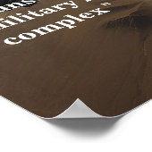 Eisenhower - prijsopgave voor militair industrieel poster (Hoek)