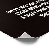 Eisenhower Quotation Peace Poster Print (Hoek)